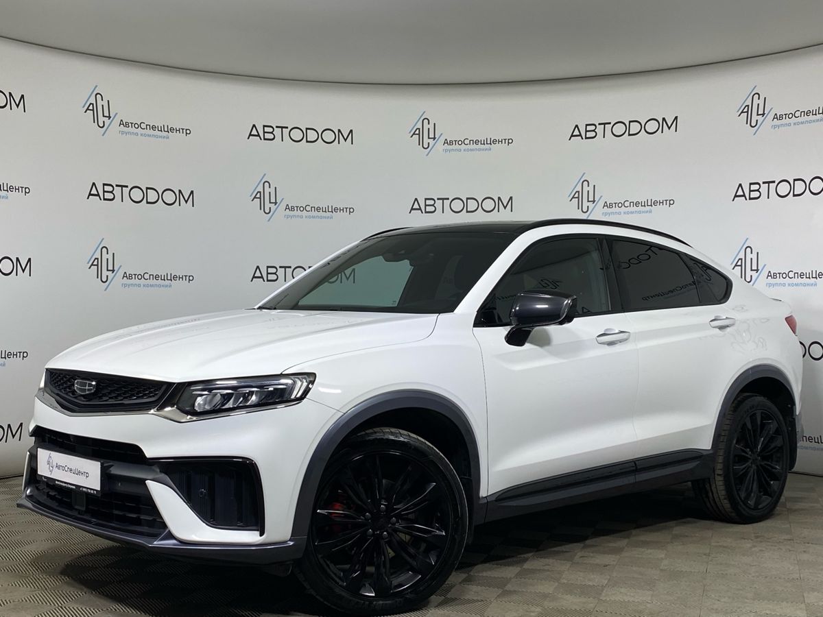Автомобиль Geely Tugella I [рестайлинг] 2.0 AT 4WD (238 л.с.) Flagship Sport Белый 2023 с пробегом 68 018 км