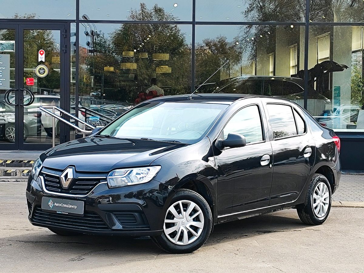 Renault Logan II [рестайлинг] 1.6 MT (82 л.с.) Access Чёрный 2021 с пробегом 64 465 км