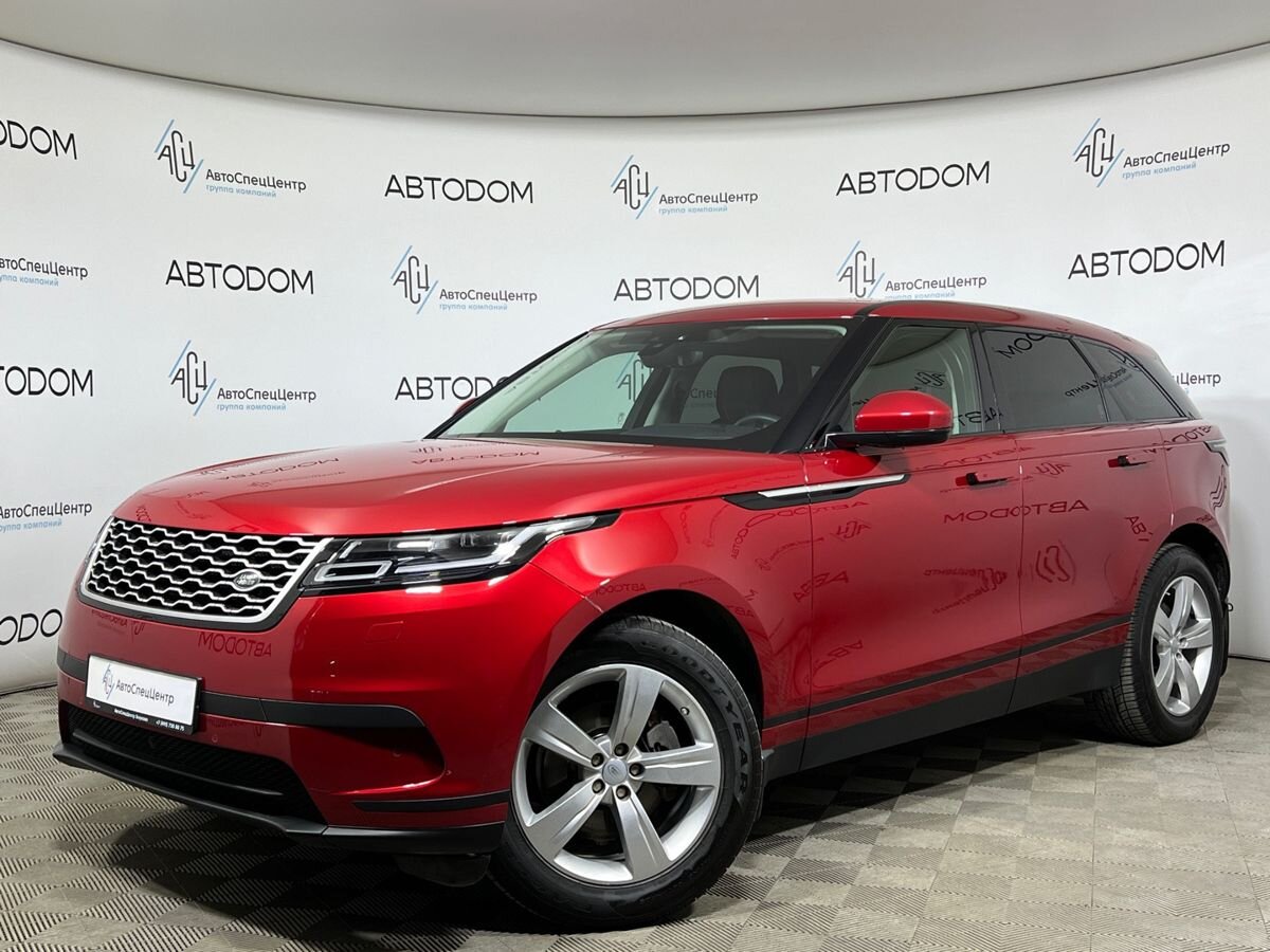 Автомобиль Land Rover Range Rover Velar I поколение 2.0d AT 4WD (180 л.с.) S Красный 2019 с пробегом 46 971 км