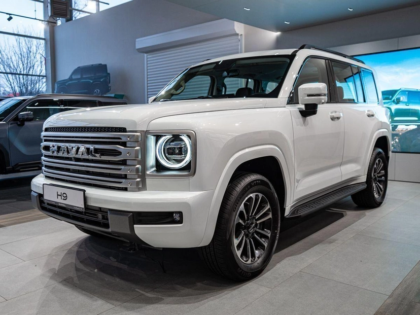 Автомобиль Haval H9 II поколение 2.0 AT 4WD (218 л.с.) Premium Белый 2024 новый