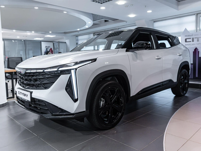 Автомобиль Geely Cityray I поколение 1.5 AMT (147 л.с.) Люкс Белый 2025 новый