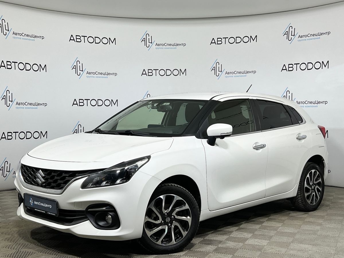 Автомобиль Suzuki Baleno III поколение 1.5 AT (105 л.с.) GLX Белый 2022 с пробегом 56 249 км