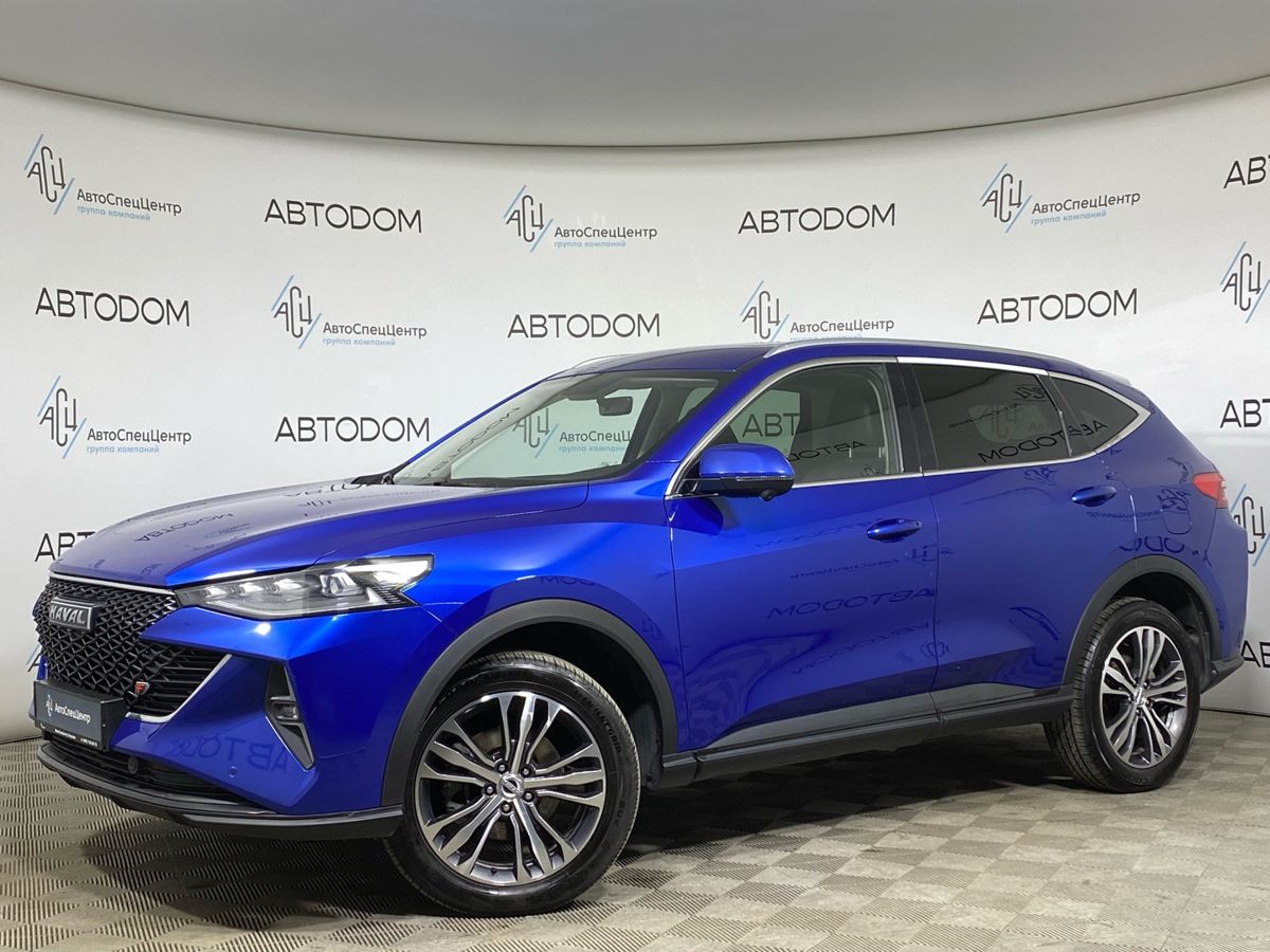 Haval F7 I [рестайлинг] 1.5 AMT 4WD (150 л.с.) Premium Синий 2023 с пробегом 48 859 км