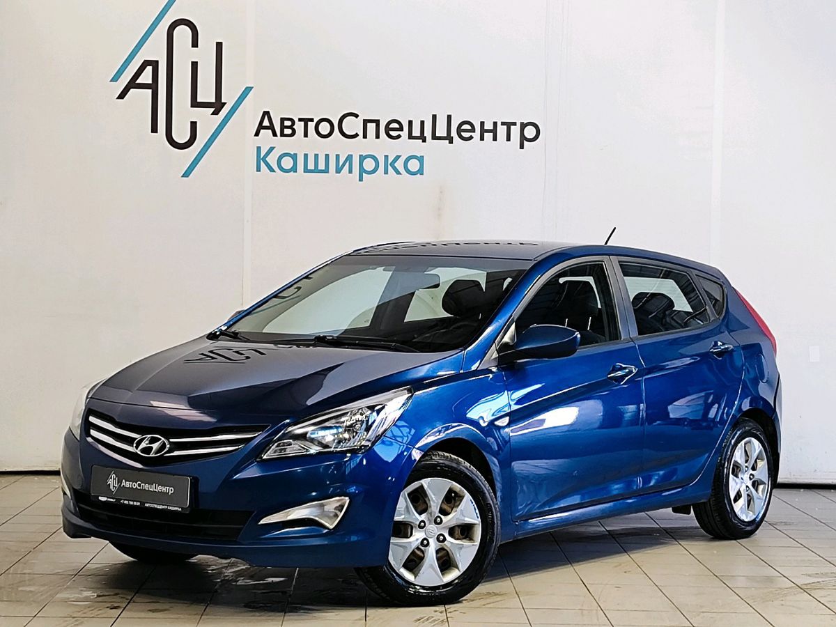 Hyundai Solaris I [рестайлинг] 1.4 AT (107 л.с.) Comfort Синий 2016 с пробегом 166 069 км