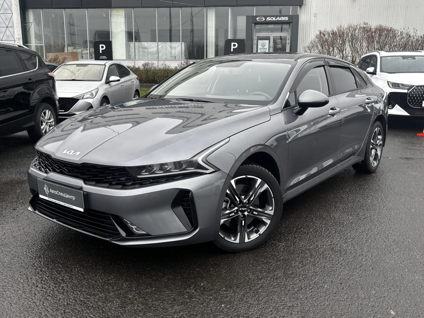 Автомобиль Kia K5 III поколение 2.0 AT (200 л.с.) Luxe Серый 2024 с пробегом 43 000 км