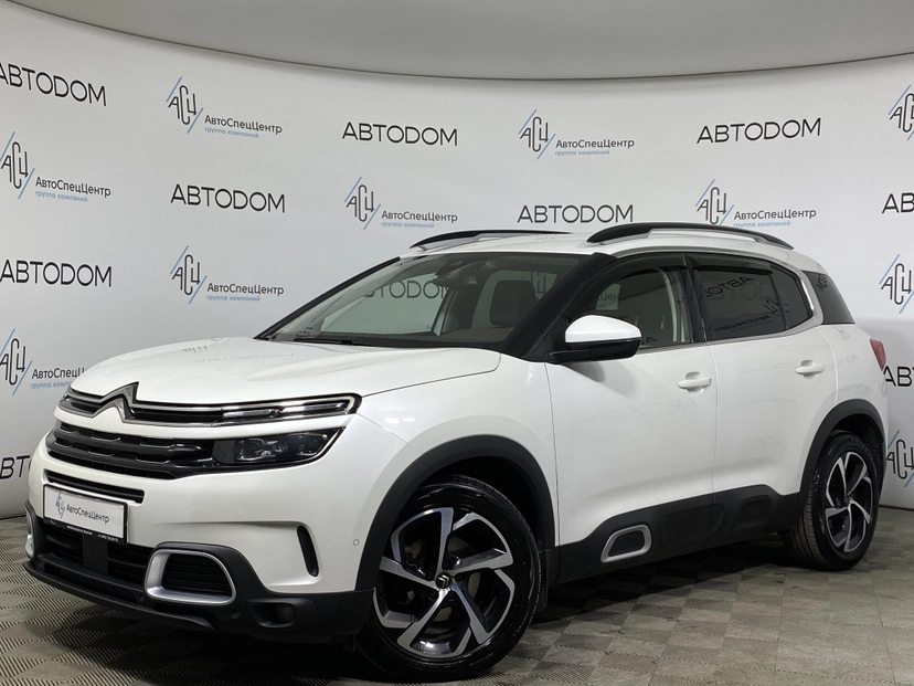 Автомобиль Citroen C5 AirCross I поколение 2.0d AT (177 л.с.) SHINE Белый 2019 с пробегом 112 390 км