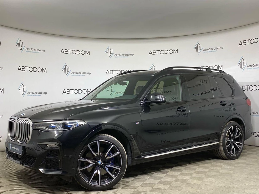 BMW X7 I поколение (G07) 3.0d AT 4WD (340 л.с.) M Sport Pro Чёрный 2020 с пробегом 83 239 км