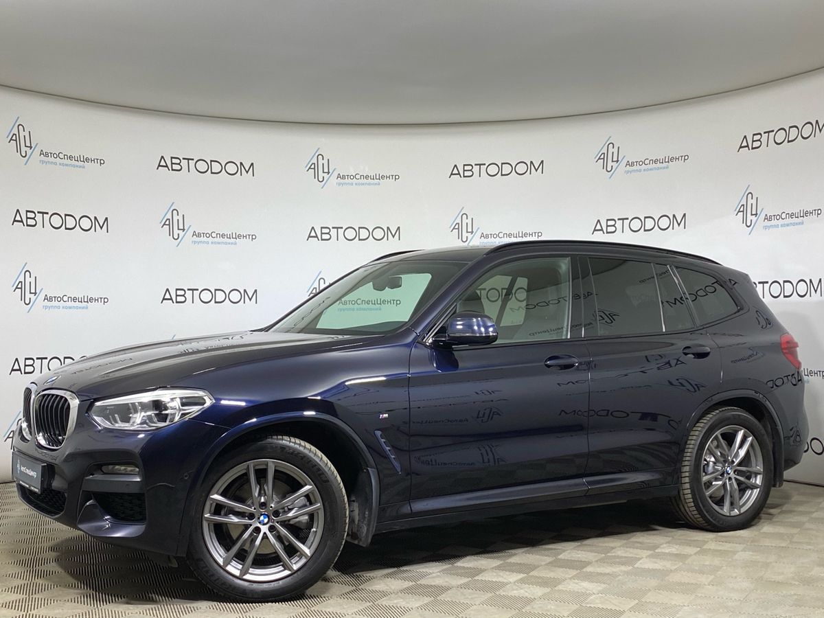 BMW X3 III поколение (G01) 2.0d AT 4WD (190 л.с.) M Sport Чёрный 2019 с пробегом 99 013 км