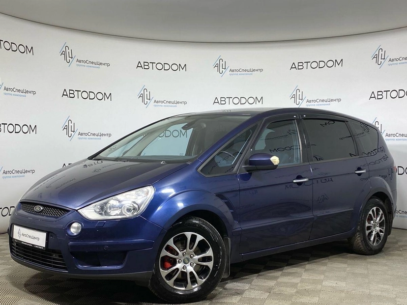 Автомобиль Ford S-Max I поколение 2.0 MT (145 л.с.) Titanium Синий 2008 с пробегом 273 363 км