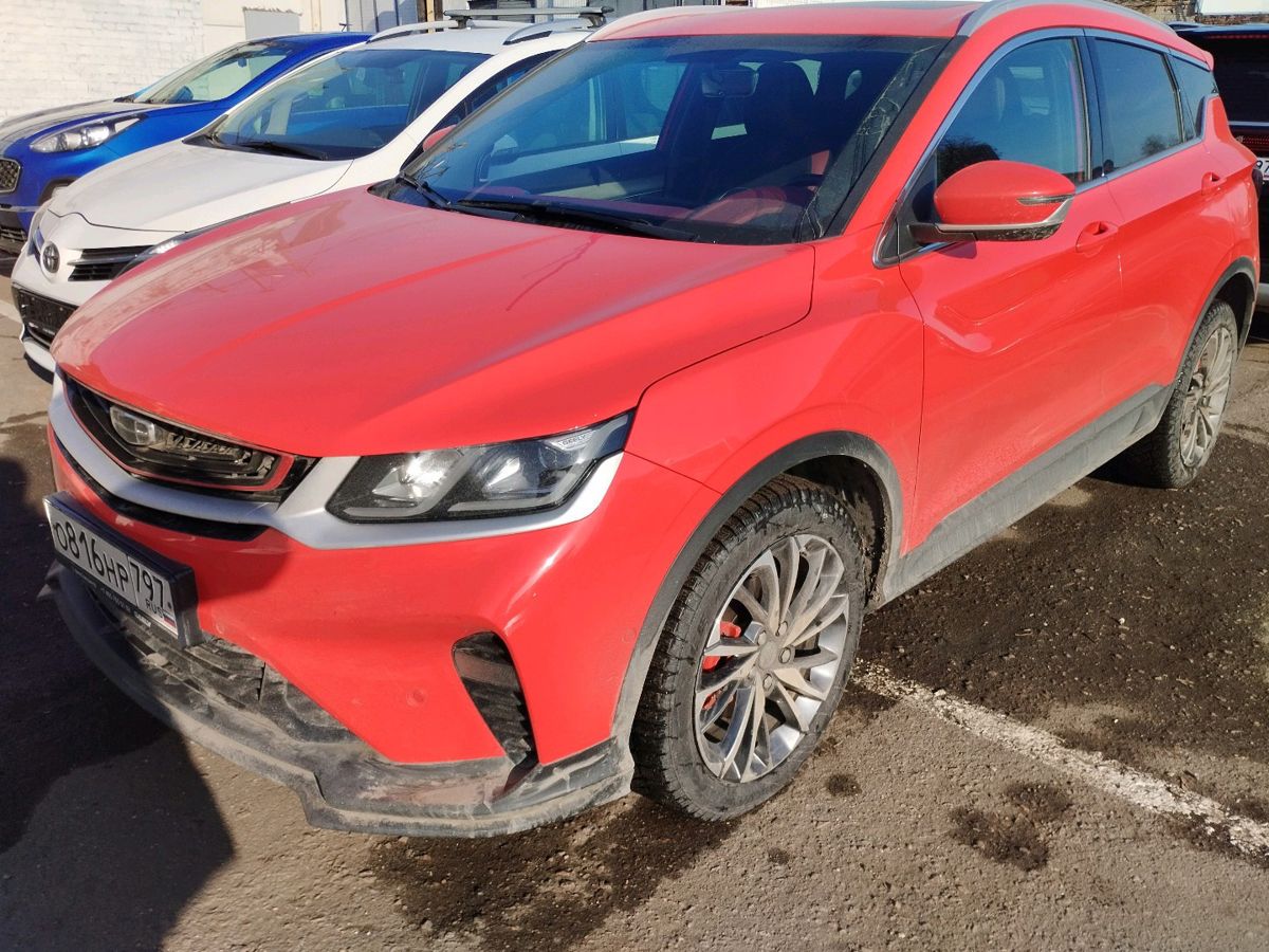 Автомобиль Geely Coolray I поколение 1.5 AMT (150 л.с.) Flagship Красный 2023 с пробегом 42 260 км