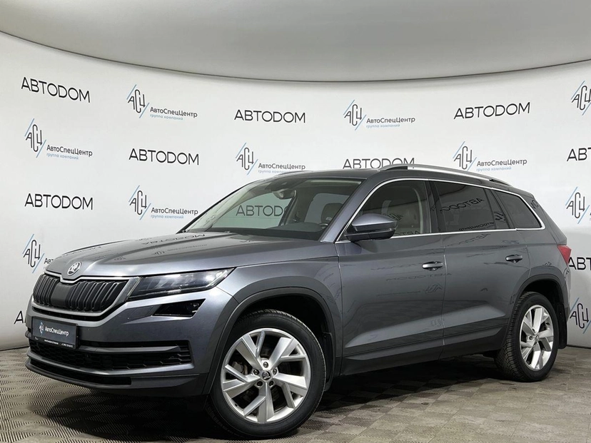 Автомобиль Skoda Kodiaq I поколение 2.0 AMT 4WD (180 л.с.) Style Plus Серый 2019 с пробегом 225 000 км