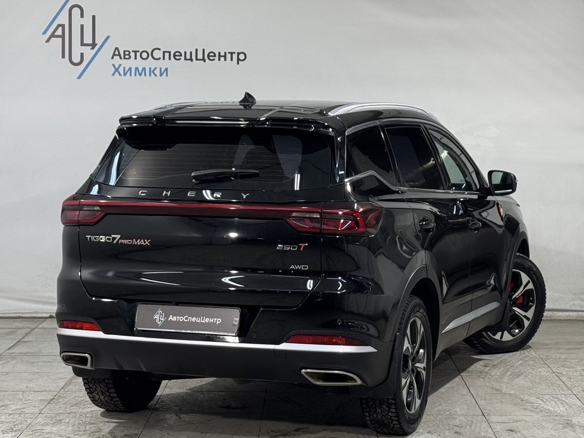 Автомобиль CHERY Tiggo 7 Pro Max I поколение 1.6 AMT 4WD (150 л.с.) Prestige Чёрный 2023 с пробегом 30 000 км