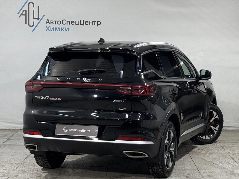 Автомобиль CHERY Tiggo 7 Pro Max I поколение 1.6 AMT 4WD (150 л.с.) Prestige Чёрный 2023 с пробегом 30 000 км