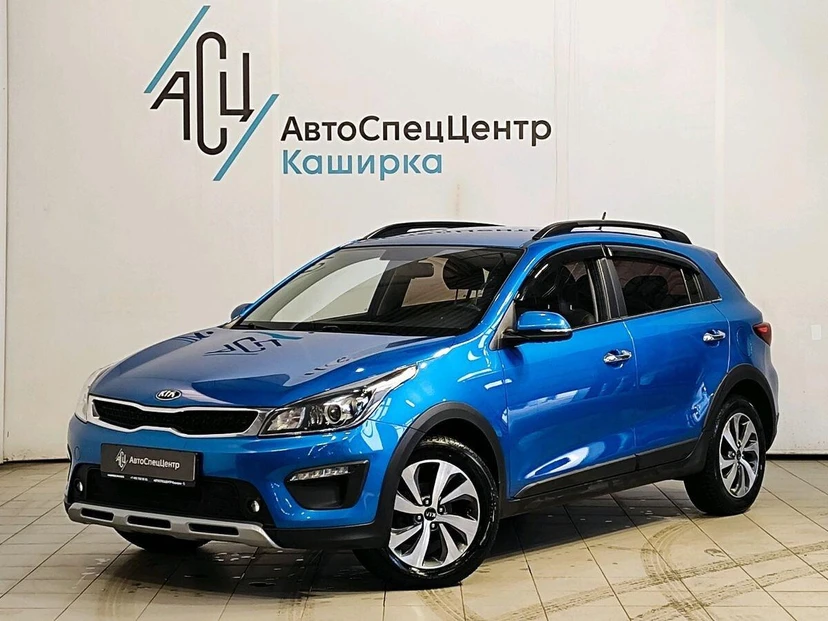 Автомобиль Kia Rio IV поколение 1.6 AT (123 л.с.) Premium Синий 2019 с пробегом 74 551 км