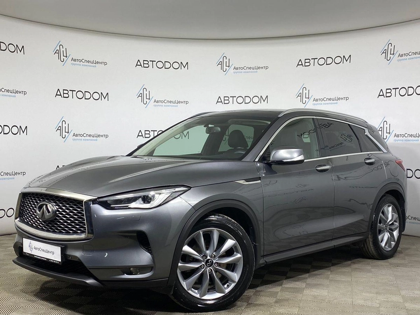 Автомобиль Infiniti QX50 II поколение 2.0 CVT 4WD (249 л.с.) Luxe Серый 2021 с пробегом 50 317 км