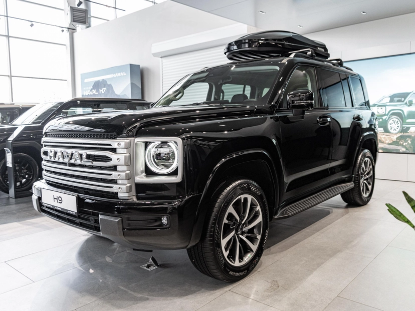 Автомобиль Haval H9 II поколение 2.0 AT 4WD (218 л.с.) Elite Чёрный 2024 новый