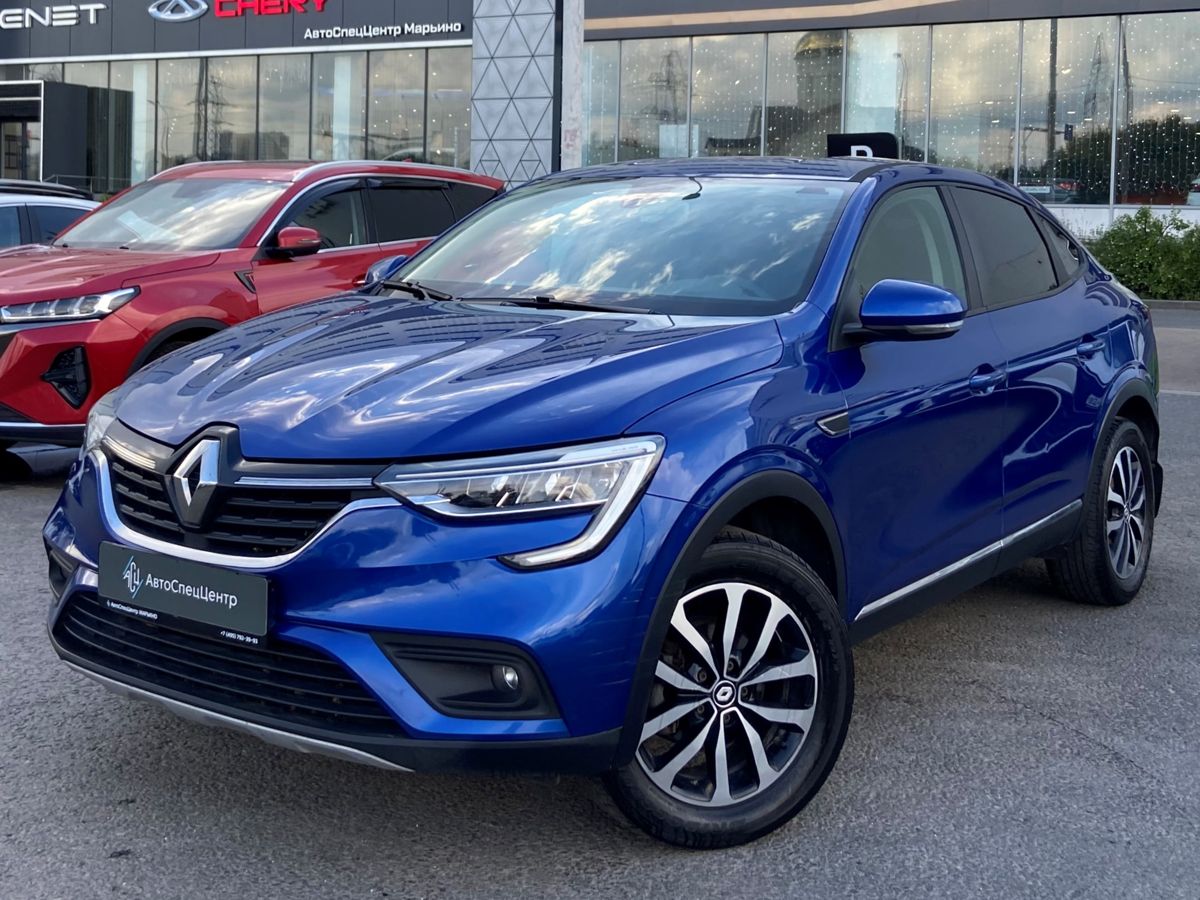 Renault Arkana I поколение 1.6 MT 4WD (114 л.с.) Style Синий 2021 с пробегом 83 200 км