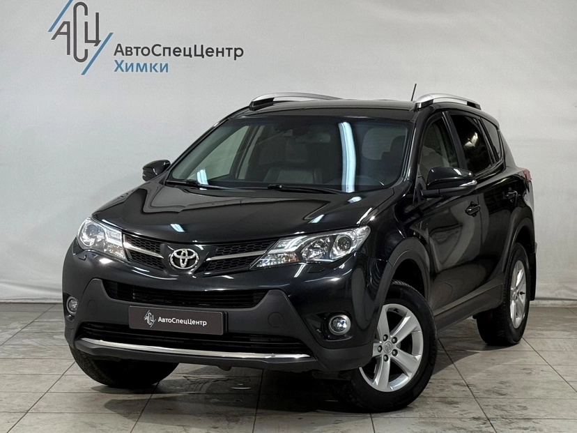 Автомобиль Toyota RAV4 IV поколение (XA40) 2.5 AT 4WD (180 л.с.) Престиж Плюс Чёрный 2013 с пробегом 173 000 км