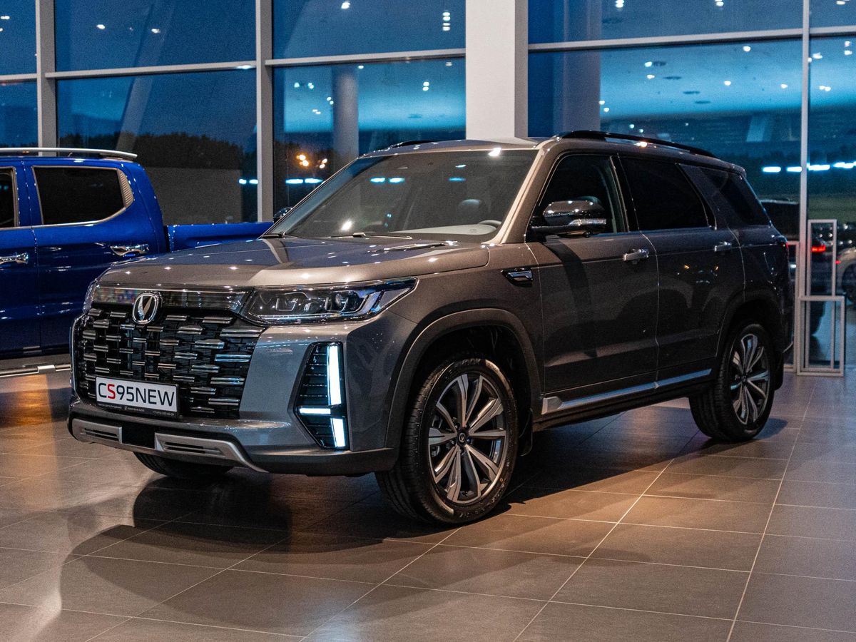 Автомобиль Changan CS95 I [2-й рестайлинг] 2.0 AT 4WD (226 л.с.) Tech Серый 2024 новый