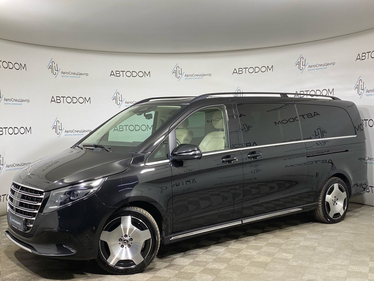 Mercedes-Benz V-Класс II (W447) [2-й рестайлинг] 2.0d AT 4Matic Extra Long (237 л.с.) Exclusive Чёрный 2024 с пробегом 77 453 км