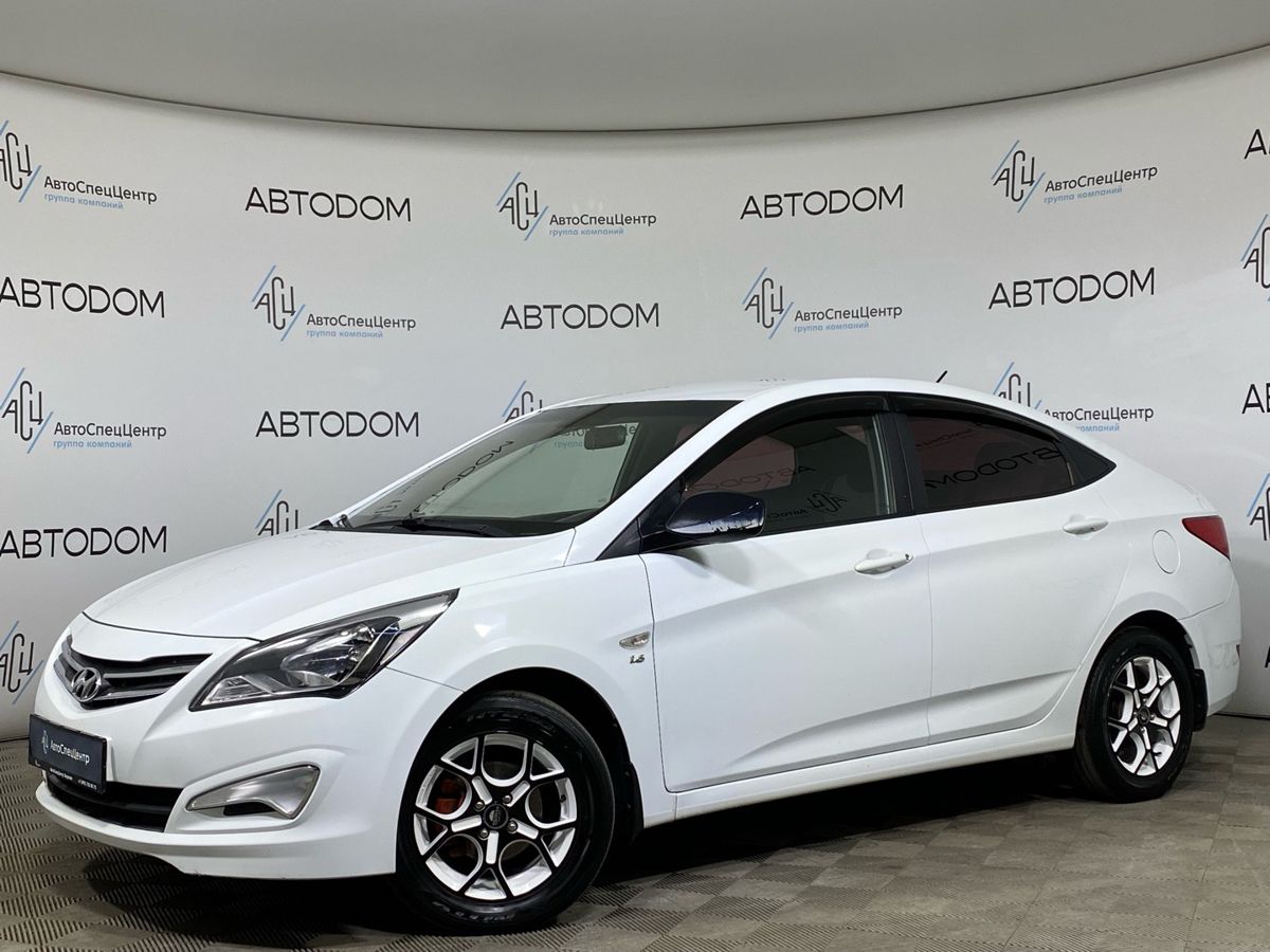 Hyundai Solaris I [рестайлинг] 1.6 MT (123 л.с.) Base Белый 2016 с пробегом 209 182 км