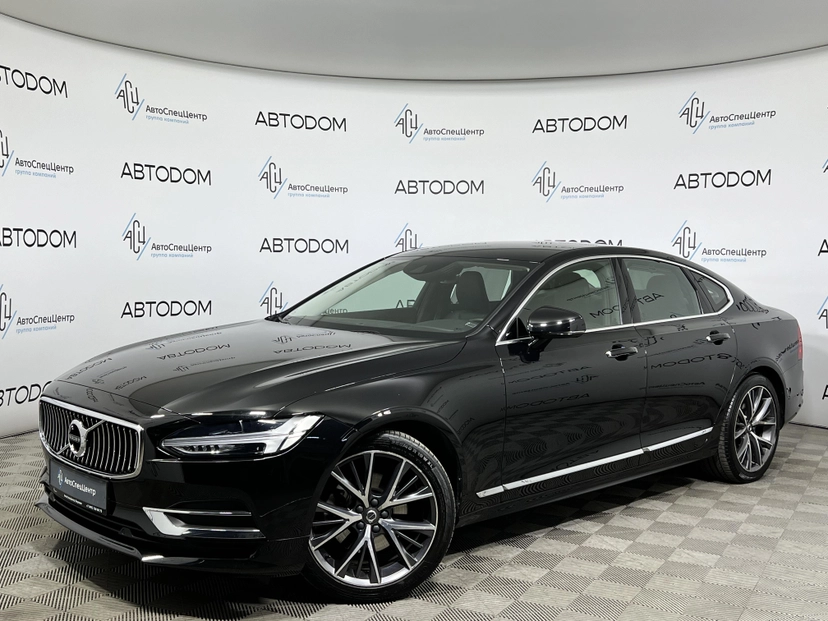 Автомобиль Volvo S90 II поколение 2.0 AT (190 л.с.) Inscription Чёрный 2020 с пробегом 21 745 км