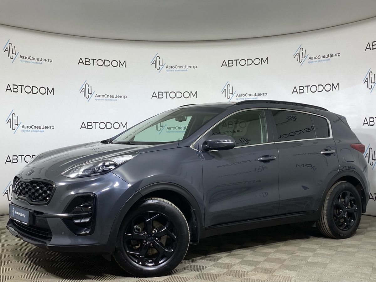 Kia Sportage IV [рестайлинг] 2.4 AT 4WD (184 л.с.) Luxe + Black Edition Серый 2022 с пробегом 66 126 км