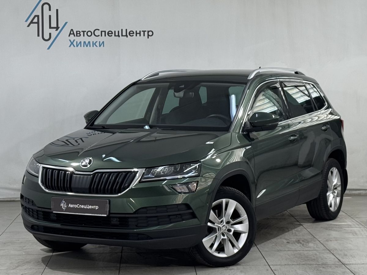 Skoda Karoq I поколение 1.4 AT (150 л.с.) Style Зелёный 2019 с пробегом 80 000 км