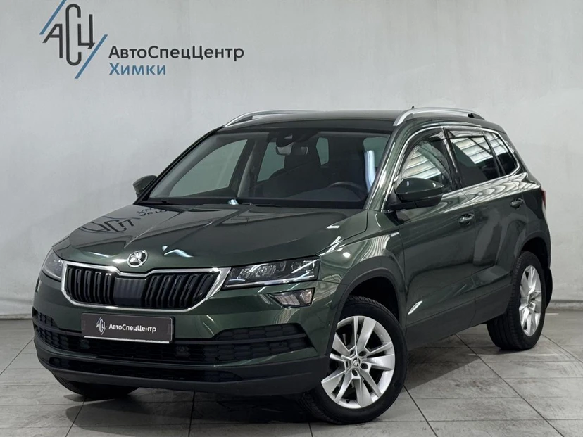 Skoda Karoq I поколение 1.4 AT (150 л.с.) Style Зелёный 2019 с пробегом 80 000 км