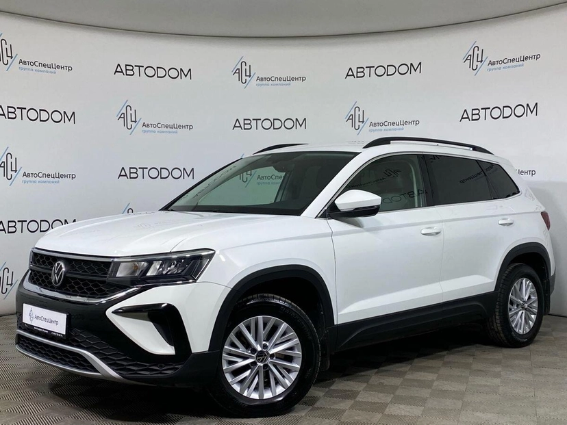 Автомобиль Volkswagen Taos I поколение 1.4 AT (150 л.с.) JOY! Белый 2021 с пробегом 75 067 км