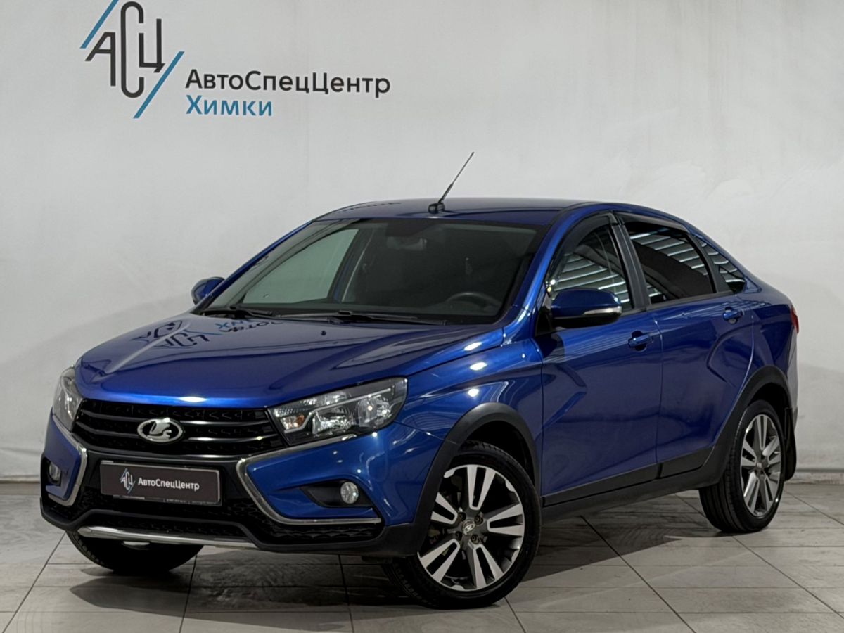 Lada (ВАЗ) Vesta I поколение 1.6 MT (106 л.с.) Luxe Синий 2021 с пробегом 118 000 км