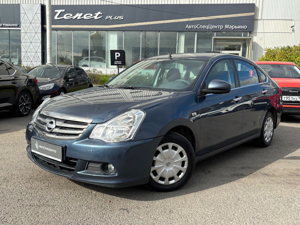 Nissan Almera III поколение (G15) 1.6 AT (102 л.с.) Comfort A/C Синий 2014 с пробегом 73 200 км