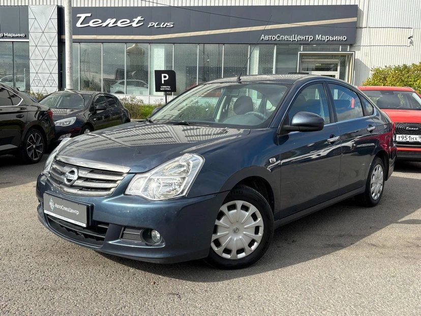 Nissan Almera III поколение (G15) 1.6 AT (102 л.с.) Comfort A/C Синий 2014 с пробегом 73 200 км