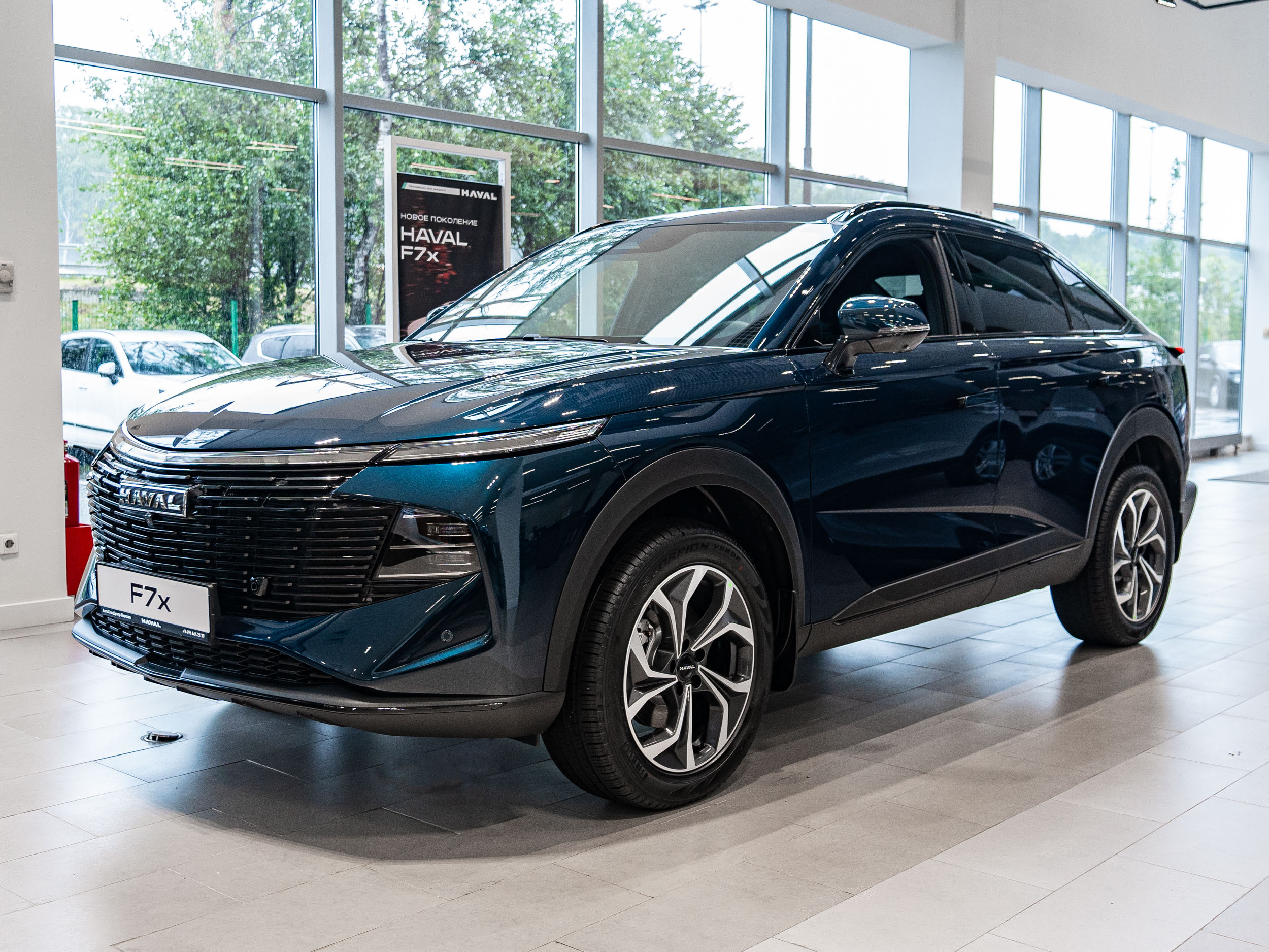 Автомобиль Haval F7x II поколение 2.0 AMT 4WD (192 л.с.) Tech Plus Синий 2026 новый