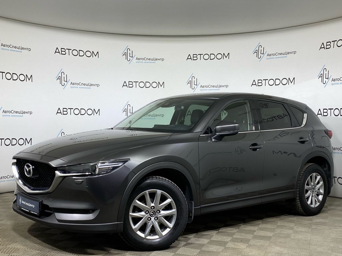 Автомобиль Mazda CX-5 II поколение 2.5 AT 4WD (194 л.с.) Supreme (Пакет 8) Серый 2018 с пробегом 151 462 км