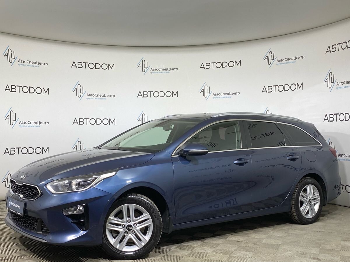 Kia Ceed III поколение 1.6 AT (128 л.с.) Premium Синий 2019 с пробегом 100 436 км