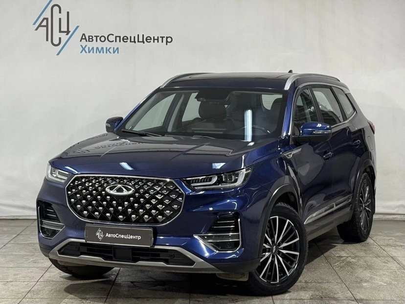 Автомобиль CHERY Tiggo 8 Pro I поколение 1.6 AMT (186 л.с.) Dreamline Синий 2021 с пробегом 65 000 км