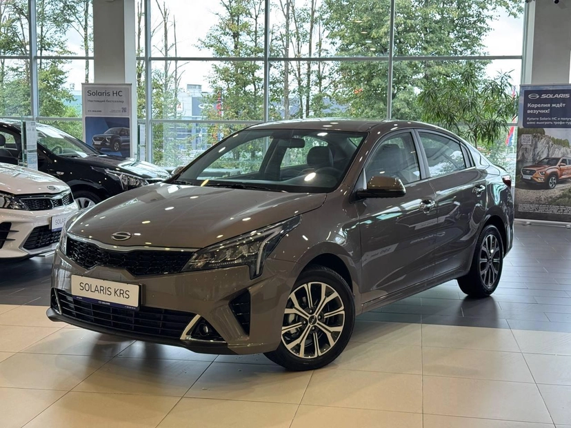 Автомобиль Solaris KRS I поколение 1.6 AT (123 л.с.) Prestige Бежевый 2025 новый