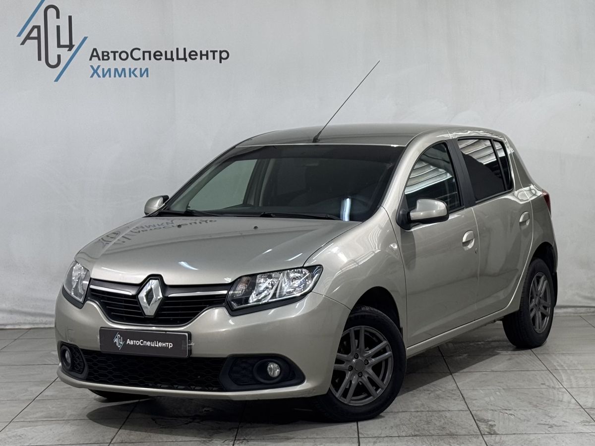 Renault Sandero II поколение 1.6 MT (82 л.с.) Confort Бежевый 2014 с пробегом 128 000 км
