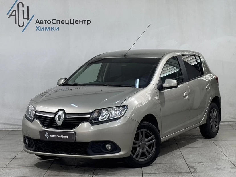 Renault Sandero II поколение 1.6 MT (82 л.с.) Confort Бежевый 2014 с пробегом 128 000 км