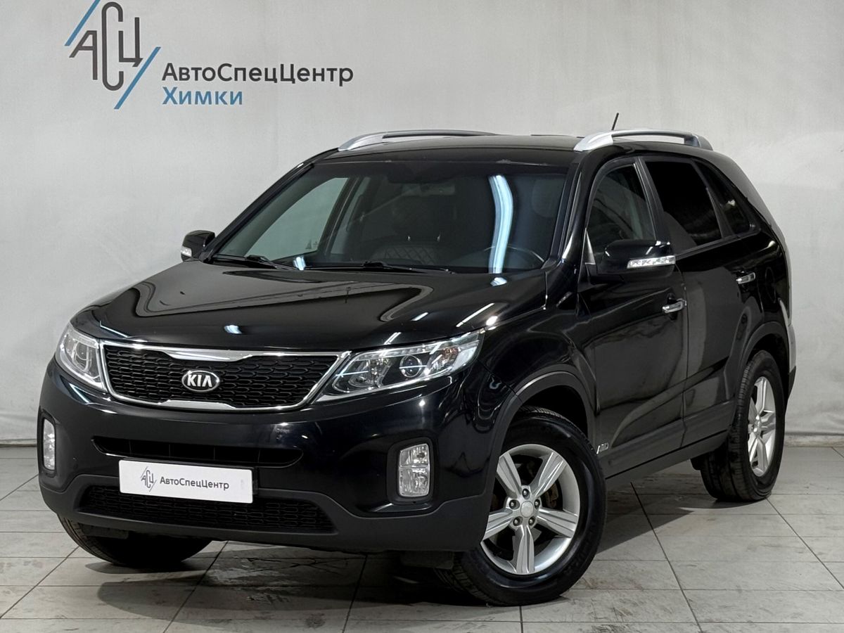 Kia Sorento II [рестайлинг] 2.4 AT 4WD (175 л.с.) Classic Чёрный 2014 с пробегом 198 000 км