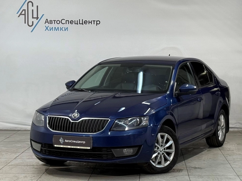 Автомобиль Skoda Octavia III поколение (A7) 1.8 AMT (180 л.с.) Base Синий 2014 с пробегом 224 000 км