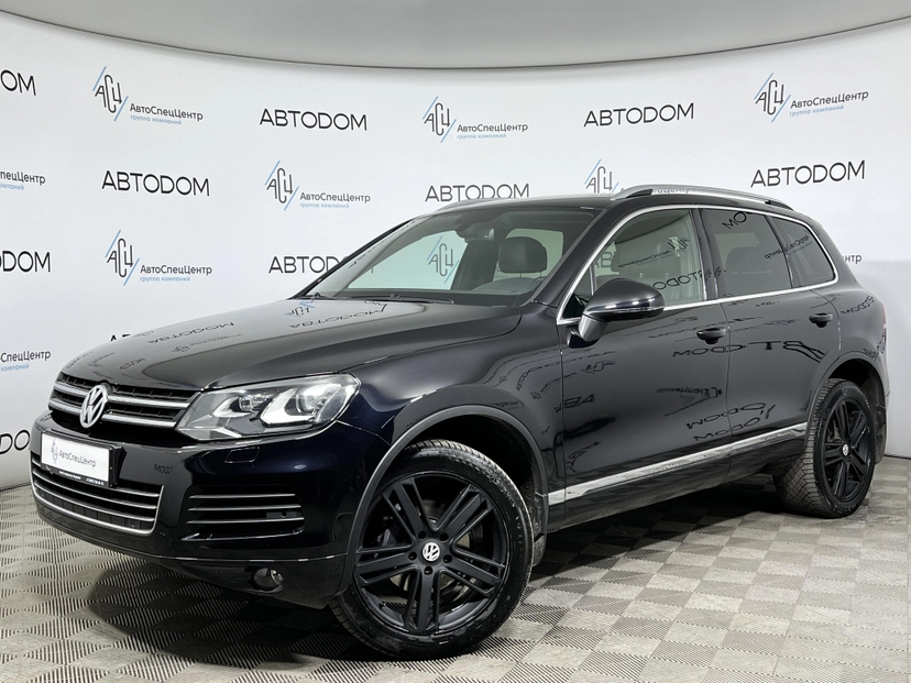 Автомобиль Volkswagen Touareg II поколение 3.6 AT 4WD (249 л.с.) V6 Чёрный 2012 с пробегом 295 891 км