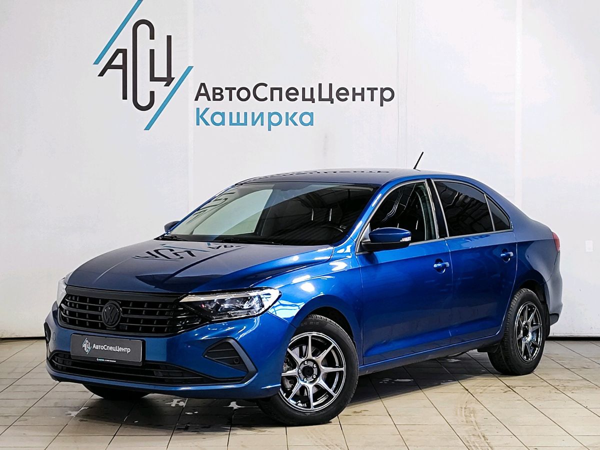 Volkswagen Polo VI поколение 1.6 AT (110 л.с.) Status Синий 2021 с пробегом 71 500 км