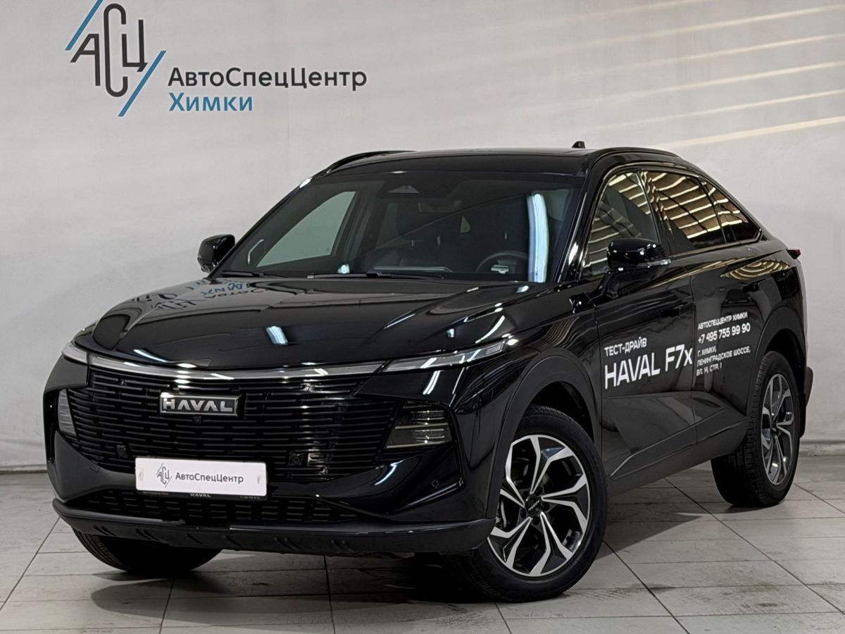Haval F7x II поколение 2.0 AMT 4WD (192 л.с.) Техно+ / Tech Plus Чёрный 2025 с пробегом 4 600 км