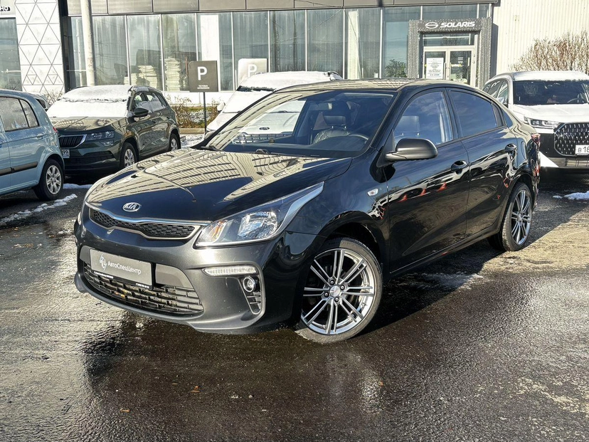 Автомобиль Kia Rio IV поколение 1.6 AT (123 л.с.) Comfort Чёрный 2019 с пробегом 171 616 км