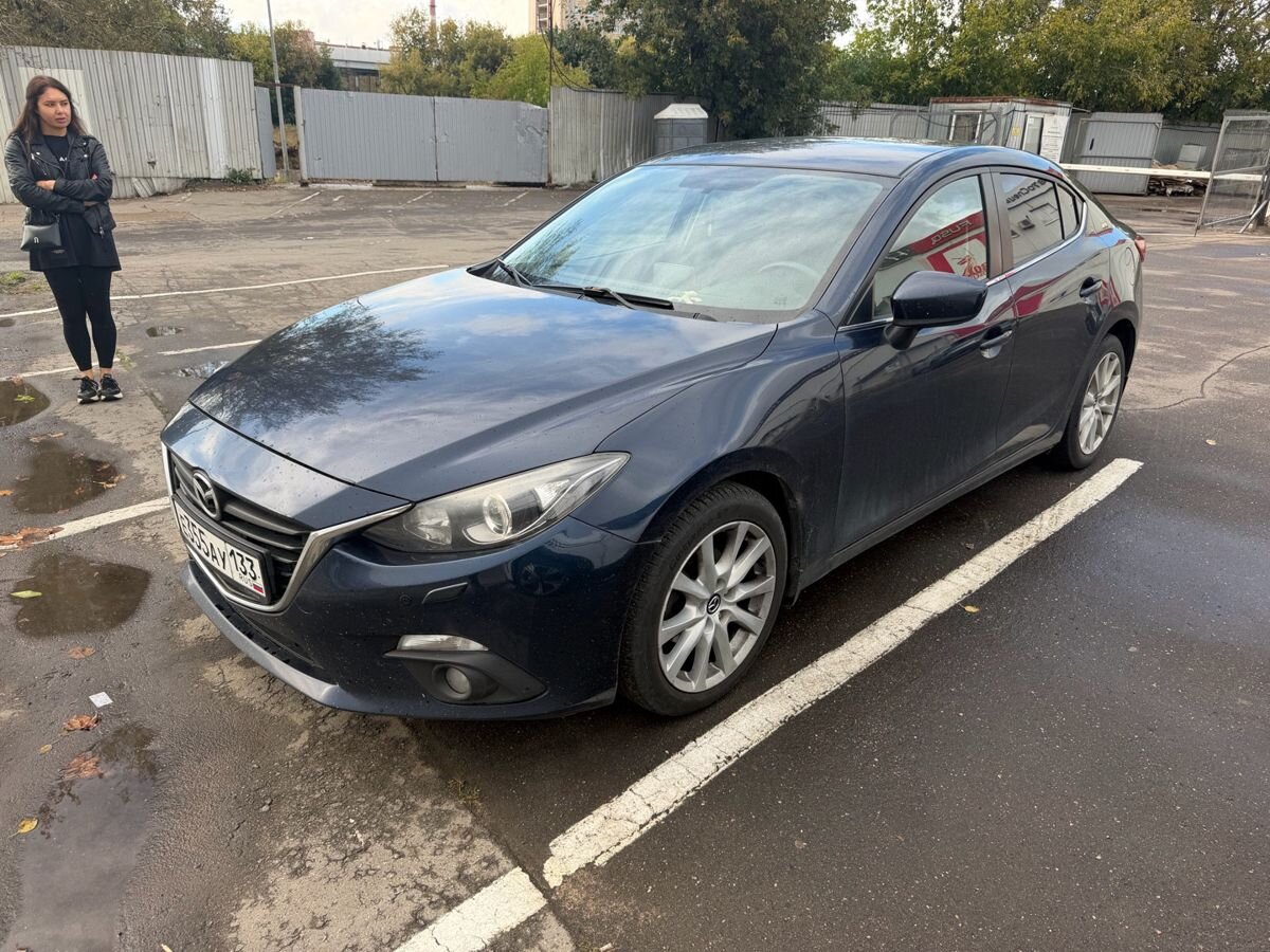 Mazda 3 III поколение (BM) 1.5 AT (120 л.с.) Active+ Синий 2014 с пробегом 314 095 км