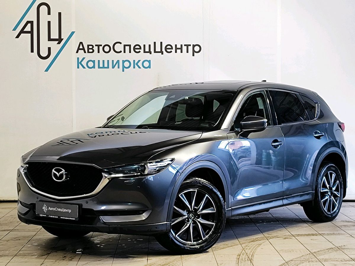 Mazda CX-5 II поколение 2.5 AT 4WD (194 л.с.) Supreme (2017-2020) Серый 2018 с пробегом 155 626 км