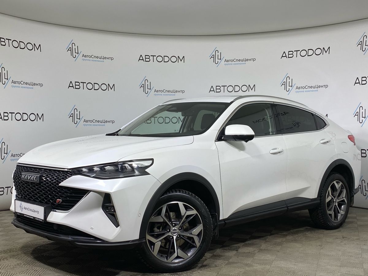 Автомобиль Haval F7x I [рестайлинг] 2.0 AMT 4WD (190 л.с.) Premium Белый 2023 с пробегом 43 568 км