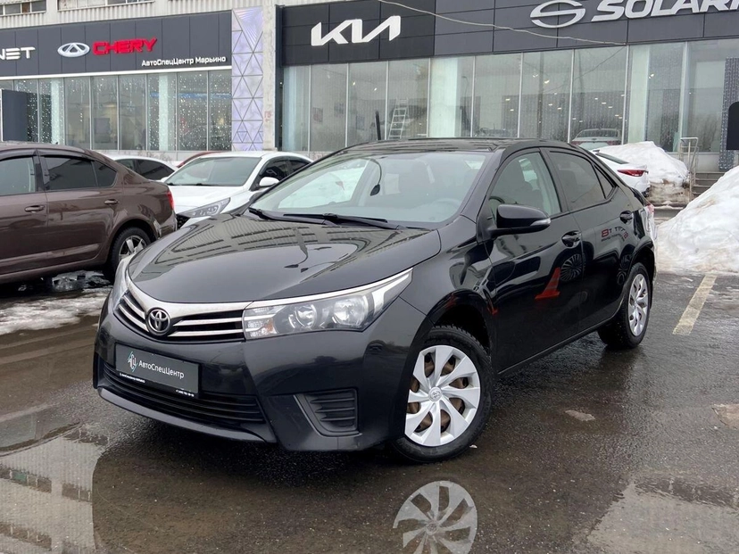 Автомобиль Toyota Corolla XI (E160/E170) 1.6 CVT (122 л.с.) Классик Чёрный 2016 с пробегом 158 000 км